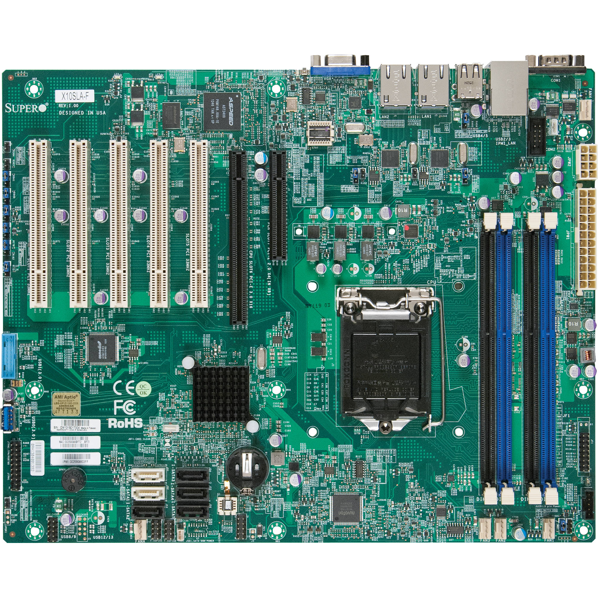 INTEL MBD-X10SLA-F-O