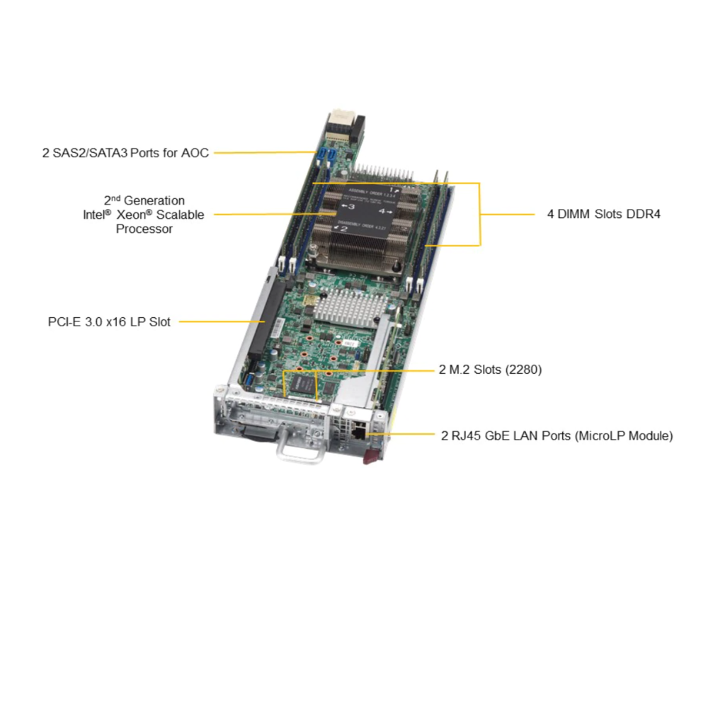 INTEL PIO-5039MA8-H12RFT-NODE