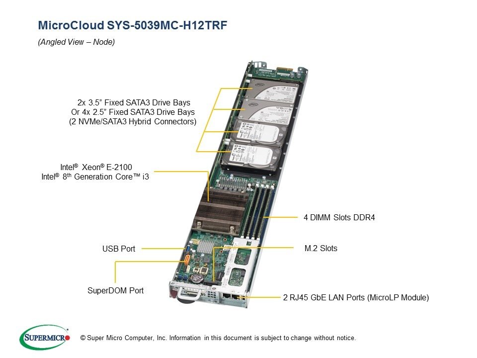 INTEL PIO-5039MC-H8TRF-NODE