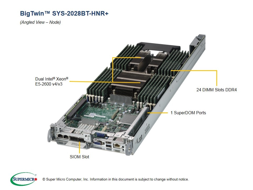 INTEL SYS-2028BT-HNR+