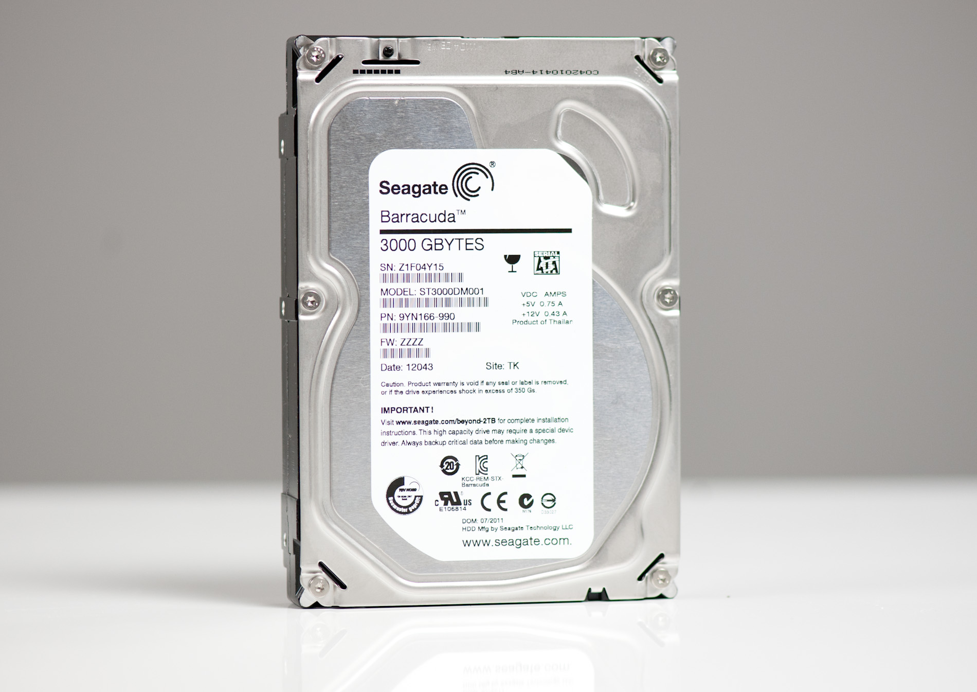 SEAGATE ST3000DM001