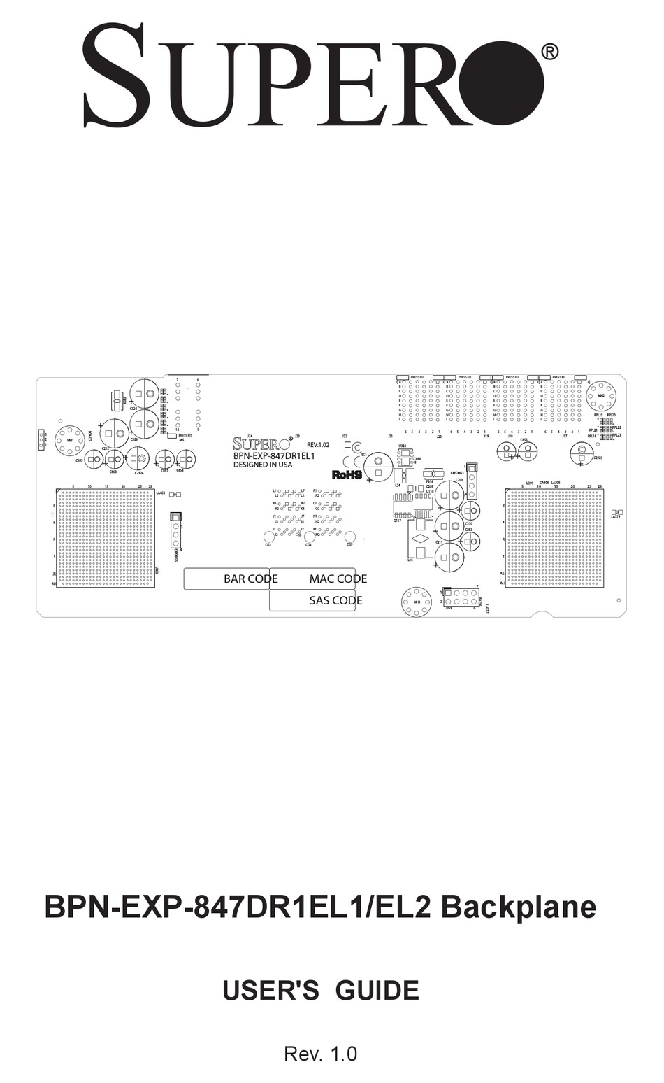 SUPERMICRO BPN-EXP-847DR1EL1