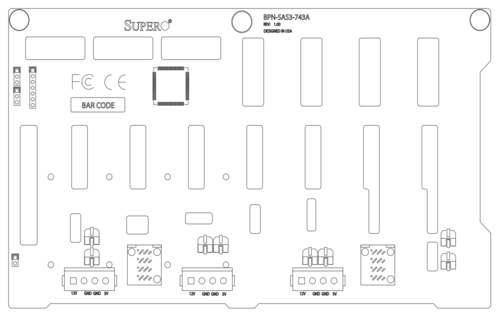 SUPERMICRO BPN-SAS3-743A