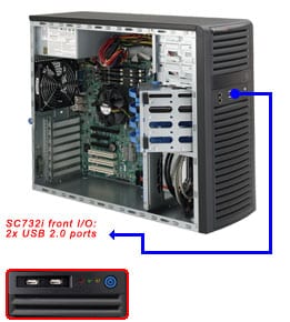 SUPERMICRO CSE-732I-R600B